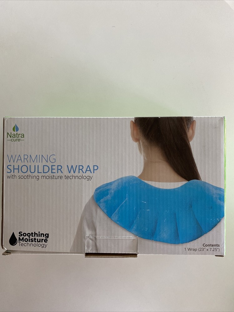 Natra Cure Warming Shoulder Wrap with Soothing Moisture Technology