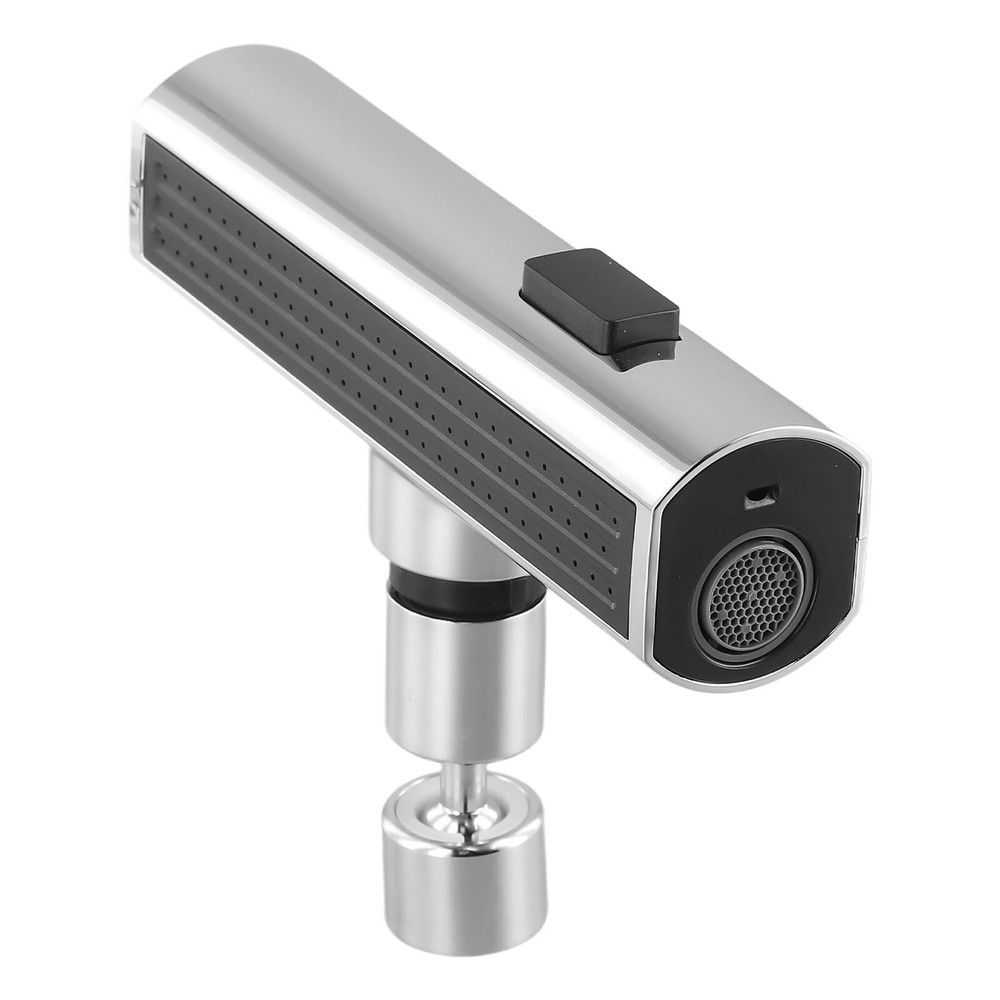 Swivel Faucet Extender with Rotating Flow Nozzle and Powerful Performance