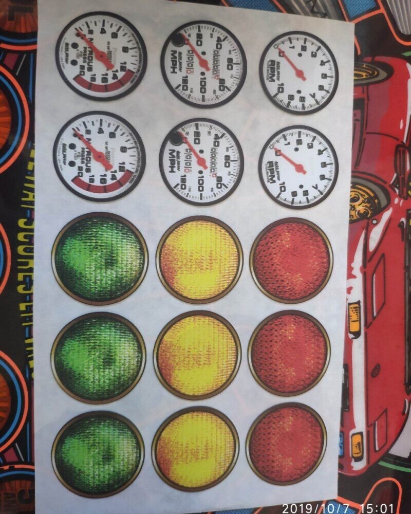Getaway High Speed 2 Pinball Target Decals