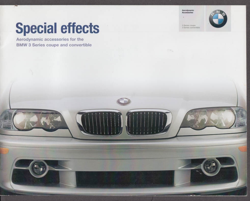 2000 BMW 3 Series Aerodynamic Accessories brochure