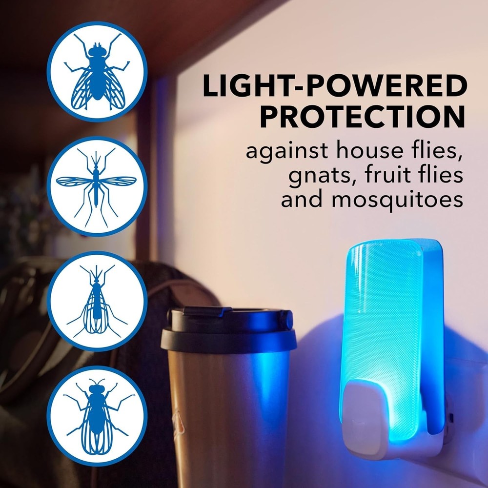 Raid Essentials Flying Insect Light Trap Starter Kit