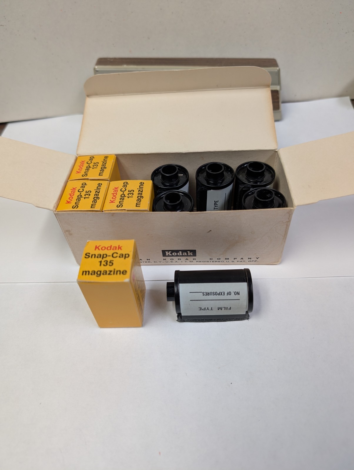 Kodak Snap-Cap 135 Magazines. Lot Of 10 - 4 New & 6 Used