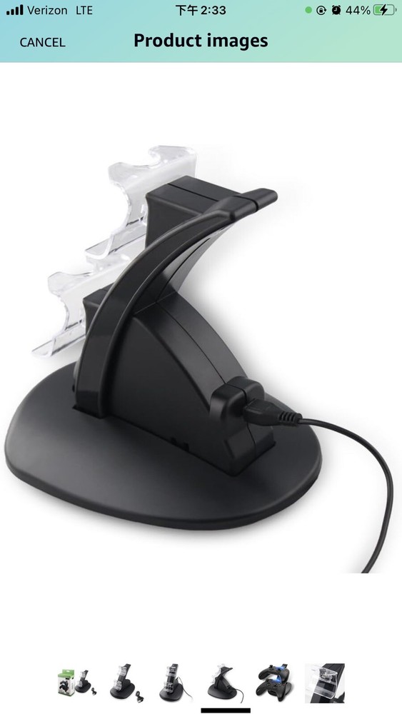 Xbox One/One S Controller Charging Station with USB Charger Cord