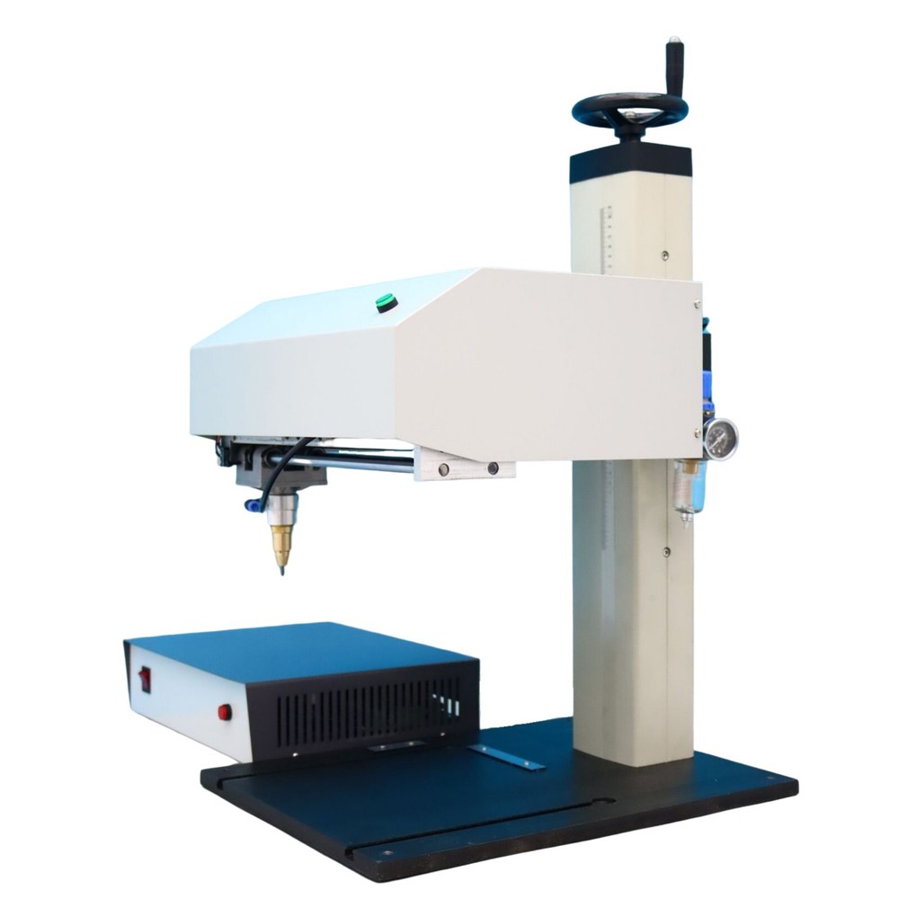 110V Pneumatic Marking Machine Dot Peen for Surface Marking+Extra Rotation Axis