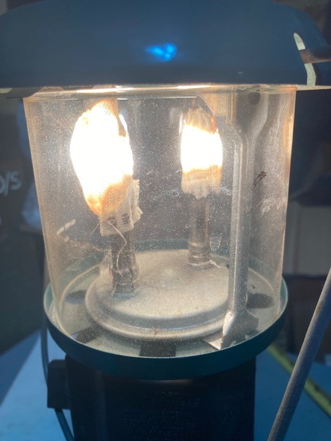 Century Quiet Light Double Mantle Propane Lantern