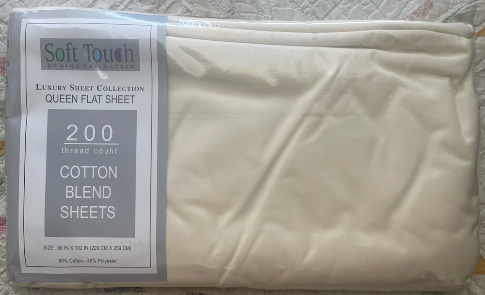 SOFT TOUCH QUEEN FLAT SHEET