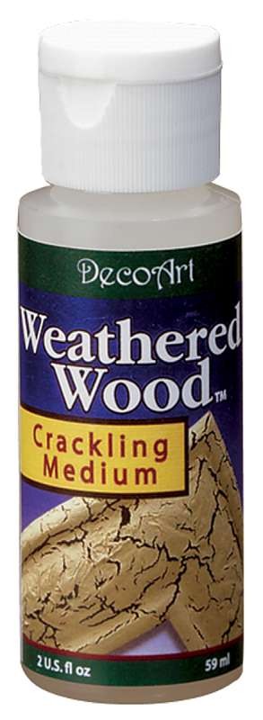 Weathered Wood Crackling Medium 2oz