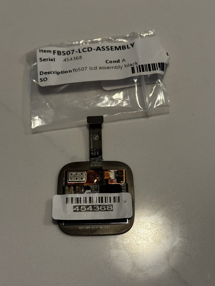 Fitbit Versa 2 FB507 LCD Screen Assembly Replacement Touch Display Black