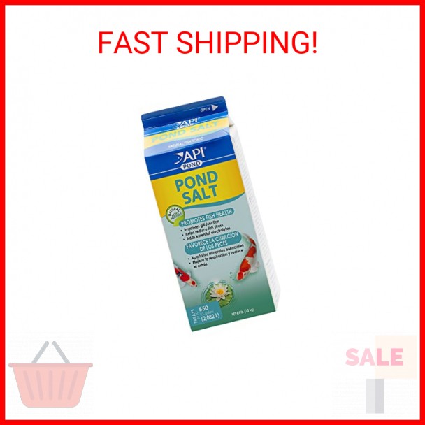 API POND SALT Pond Water Salt 4.4-Pound Container