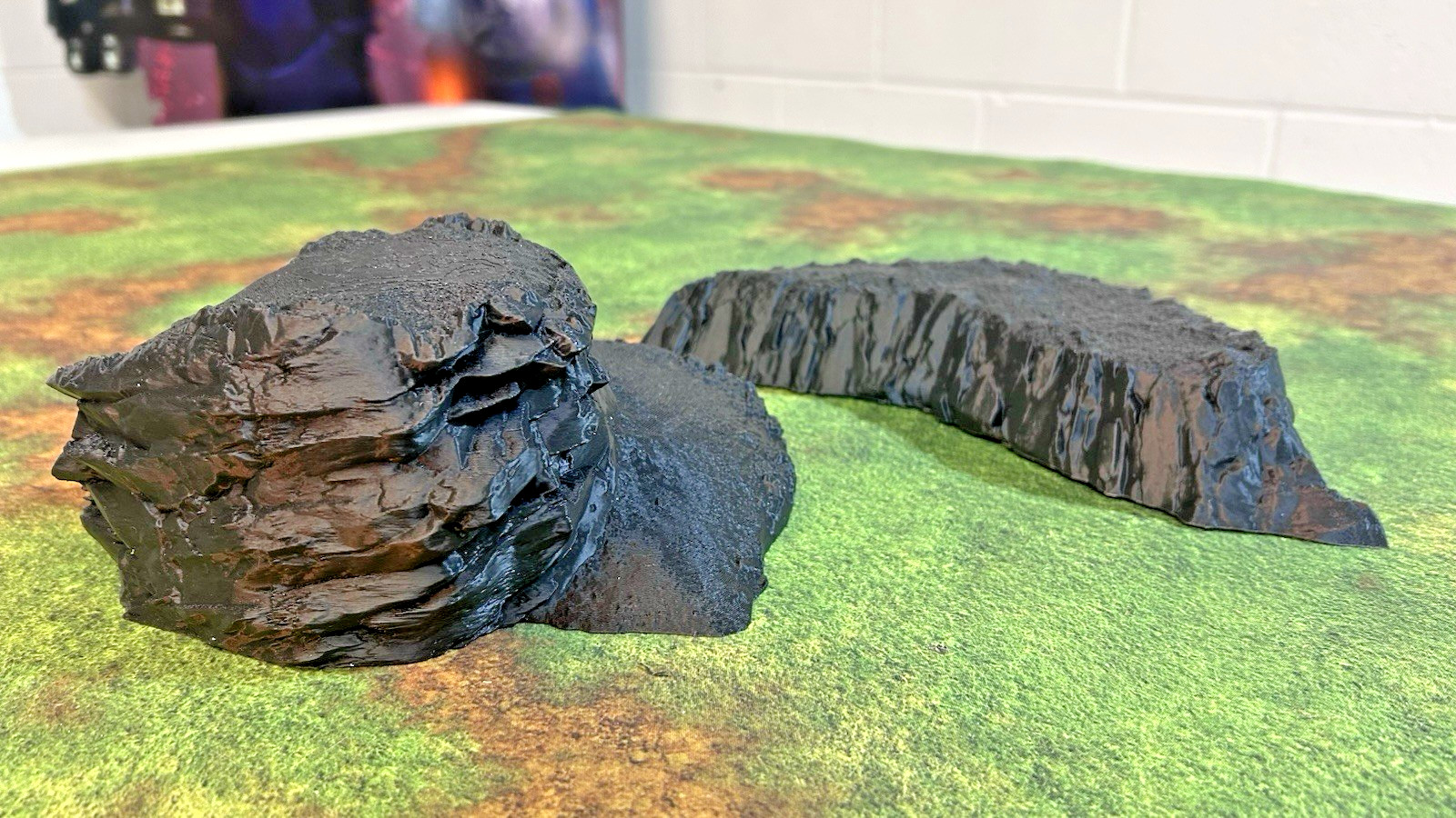 Tabletop Terrain Massive Hills tabletop scenery, 5-piece set