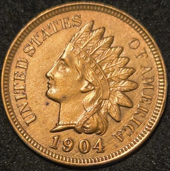 1904 Indian Head Penny - Uncirculated RD *FLASHY*