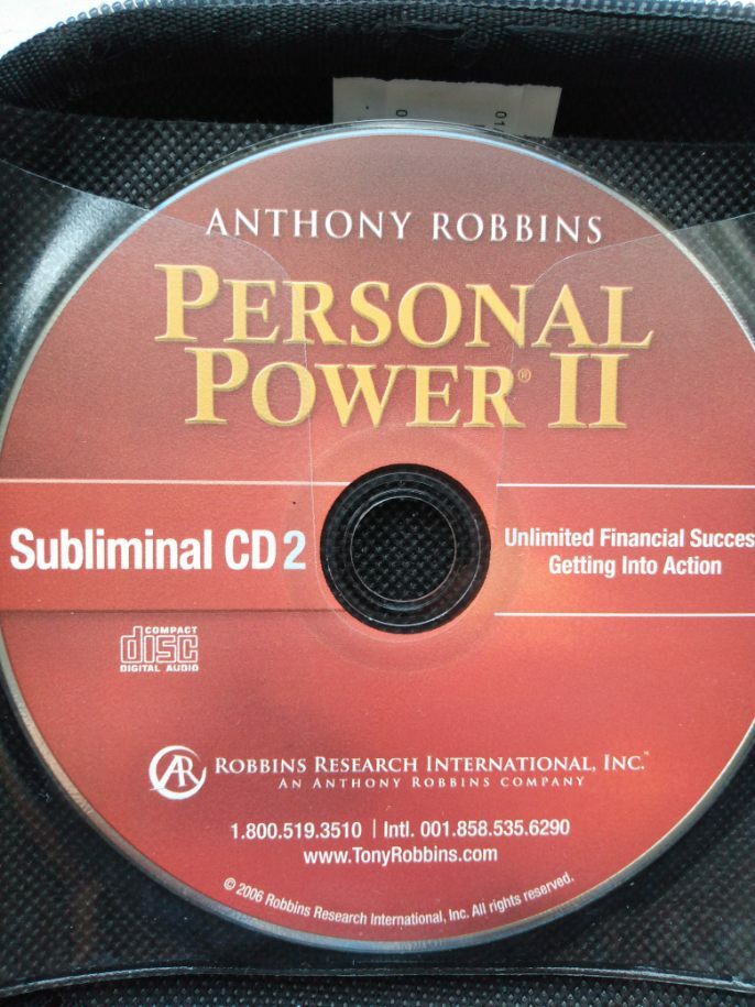 Tony Robbins Personal Power II CD Set with Bonus CDs