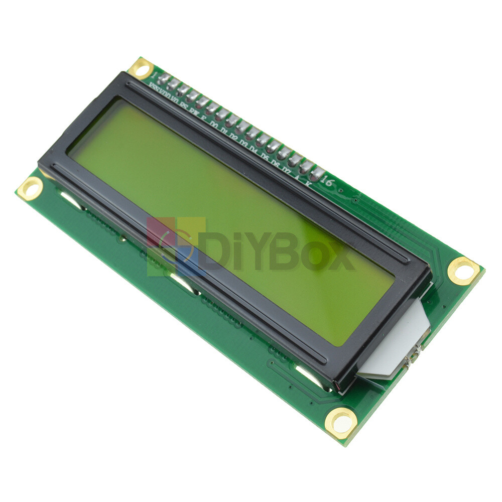 162 1602 LCD HD44780 Controller 16x2 Characters Display Module Yellow Backlight