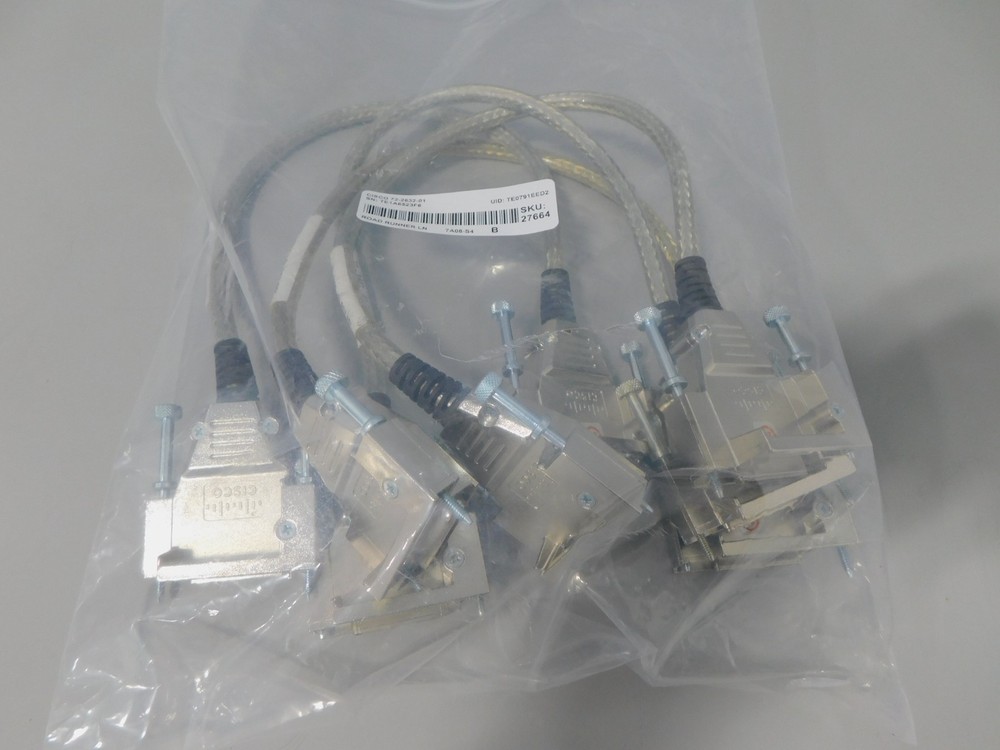 Lot of 4x Cisco 72-2632-01 50 Cm Stack Cables  CAB-STACK-50CM