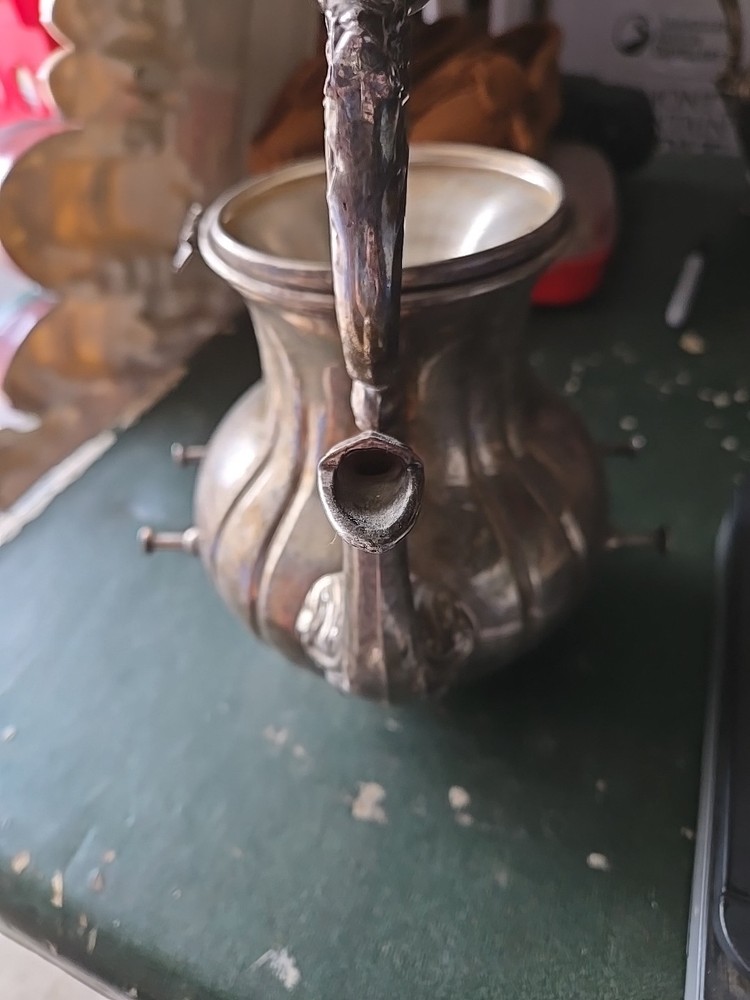 Vintage Sheridan Silver Plated Coffee Tea Pot