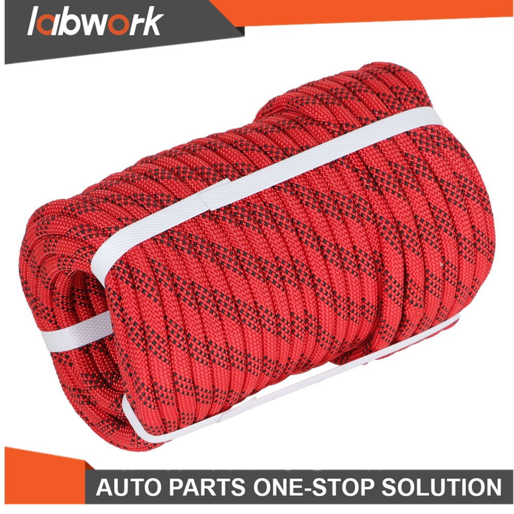 Labwork 3/8" × 100' High Strong Braid Polyester Rope Arborist Tree Rope