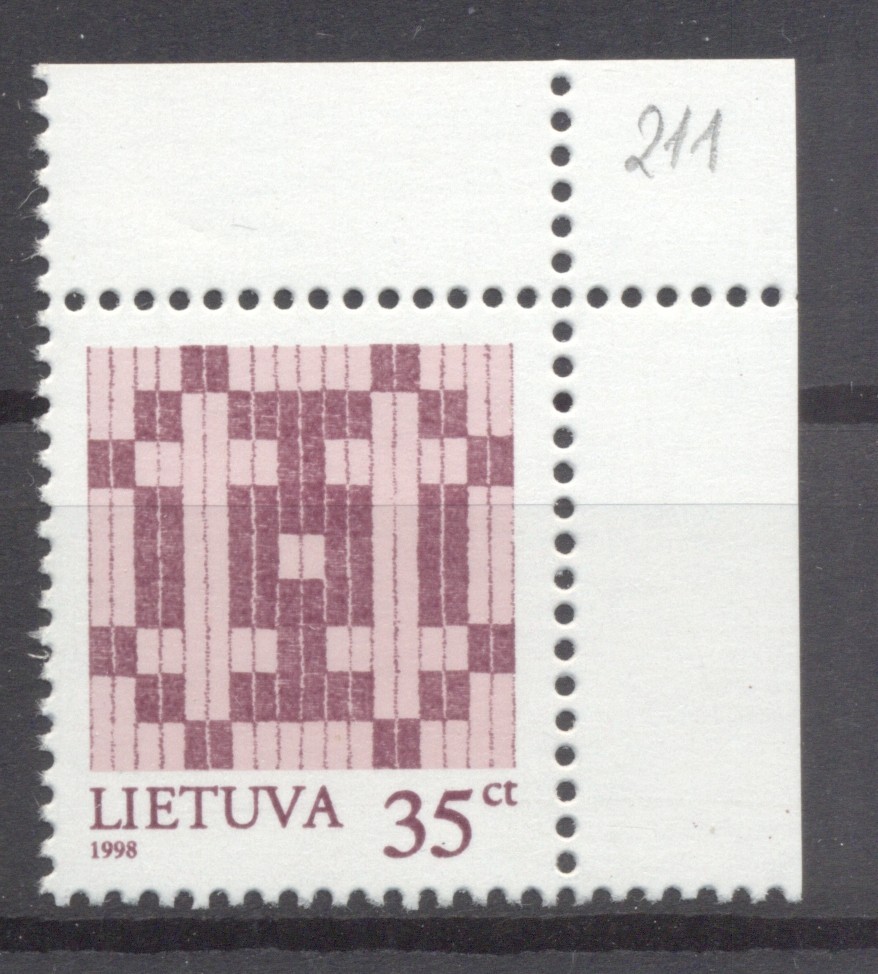 Lithuania 1998 Double Barred Crosses MNH VF