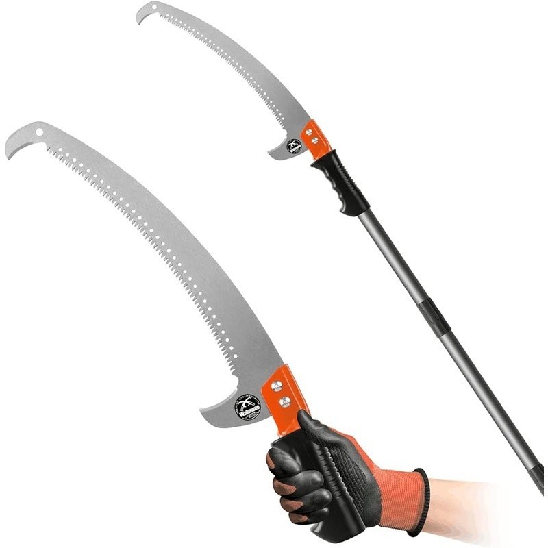 Adjustable Pole Saw Tree Pruning Cutter W/ Sharp Durable Blade Easy Trimming New
