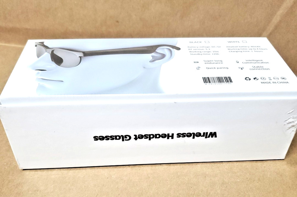 Wireless Bluetooth Glasses XG88 Pro. Sealed.