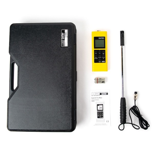 Uei Test Instruments Dafm4 Digital In-Duct Mini Vane Anemometer
