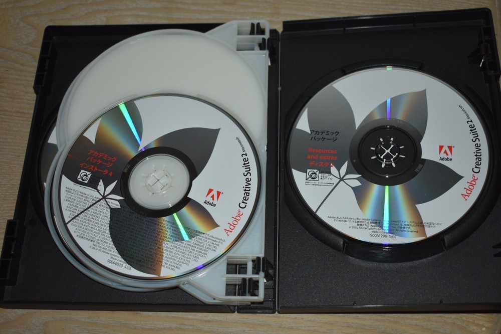 Adobe Creative Suite 2 Premium for Macintosh Mac w Code, Serial Number - 6 Disks