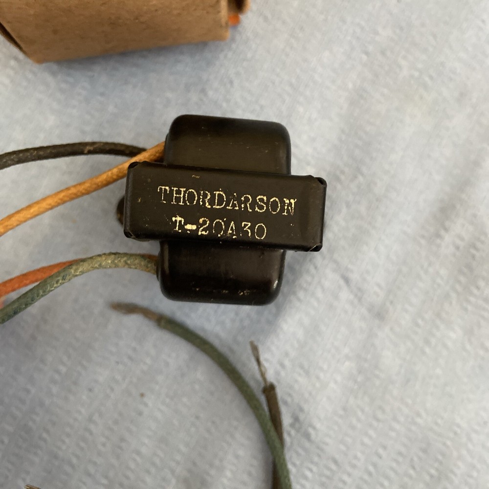 Vintage Thordarson 20A30 Input Transformer Untested