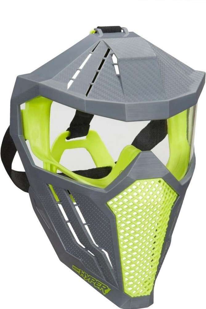 Nerf Hyper Face Mask Breathable Design with Adjustable Strap YELLOW 2020