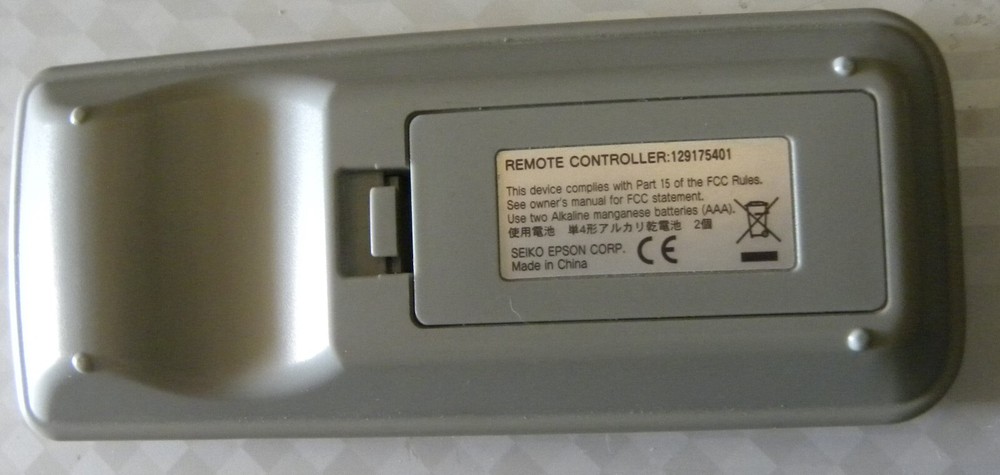 Original Epson 129175401 Projector Remote CONTROL USED
