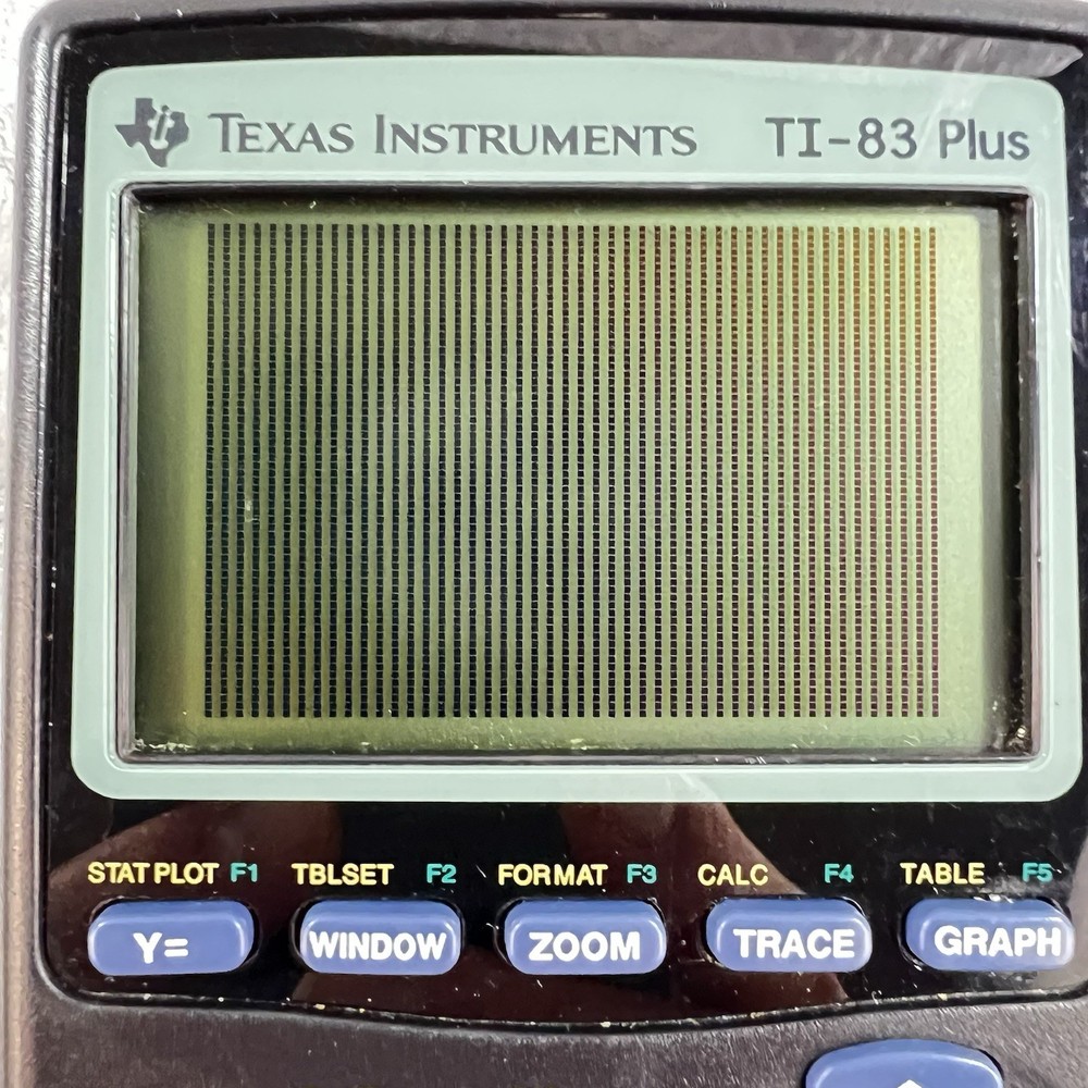 Texas Instruments TI-83 Plus Graphing Calculator w/Cover Tested Working *READ*