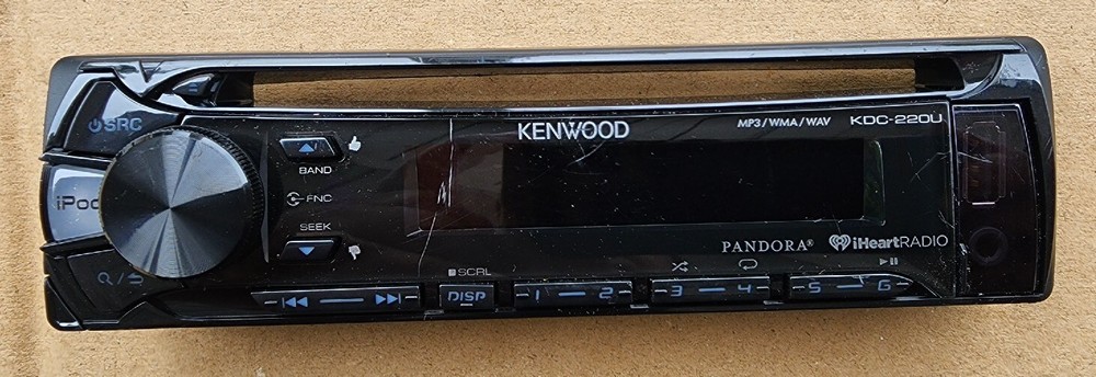 KENWOOD KDC-118 REPLACEMENT FACEPLATE