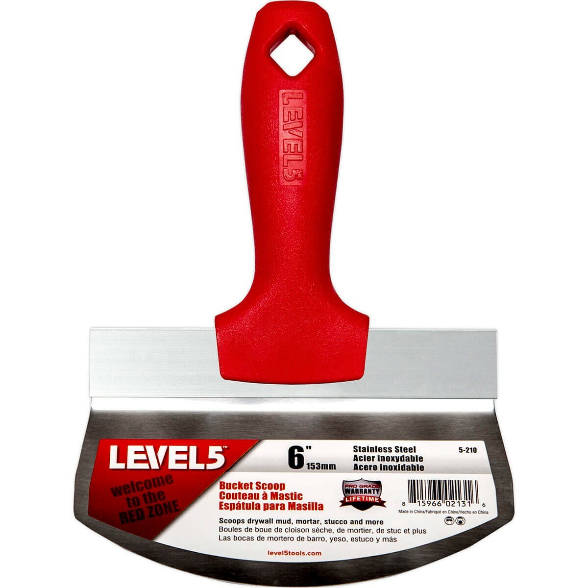 LEVEL5 Drywall Finishing Hand Tool Set | Stainless Steel | Pro Grade | 5-624