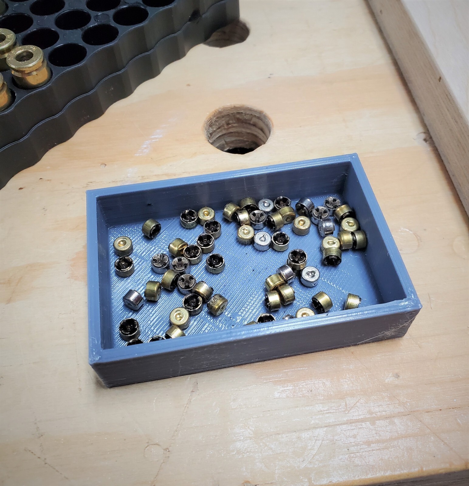 Lee Single Stage Press Reloader Primer Catcher and NEW Spent Primer Bridge combo