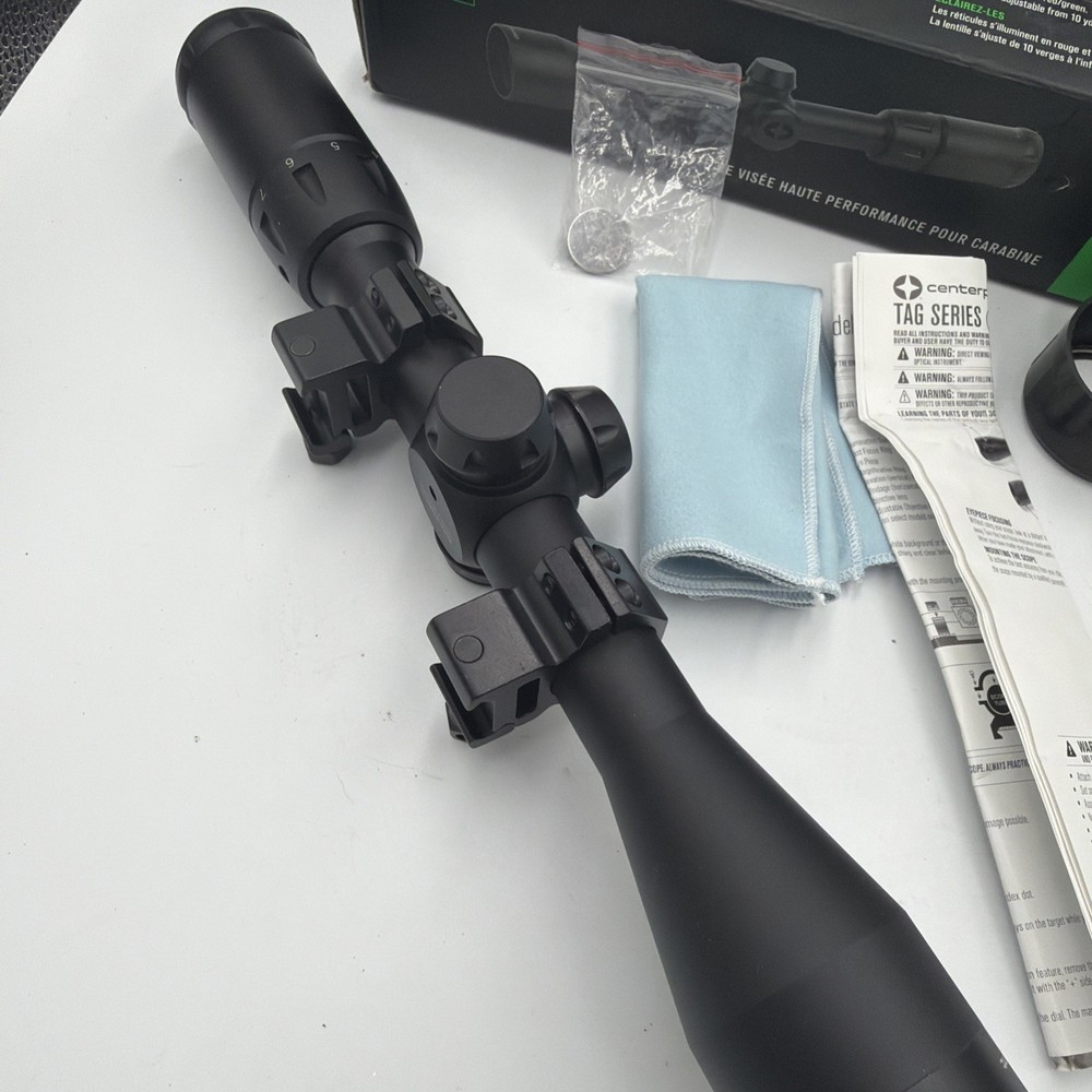 CENTERPOINT RIFLE SCOPE-PRECISION LOCK TURRETS Model LR312SFT2 b2