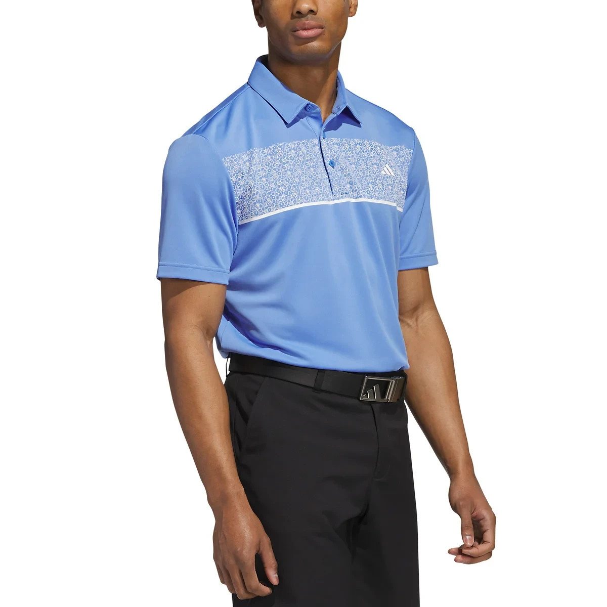 Adidas Men's Golf Performance Soft Polo Shirt Blue, Size Large (New)
