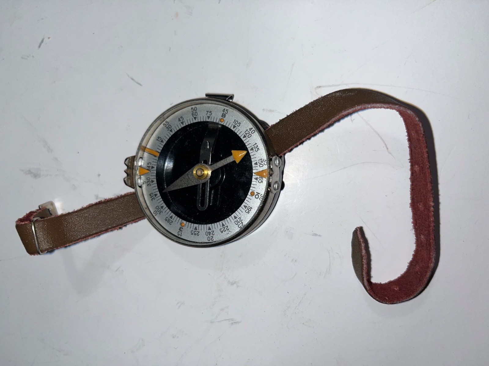 WW2 type Soviet Russian wrist compass, postwar made