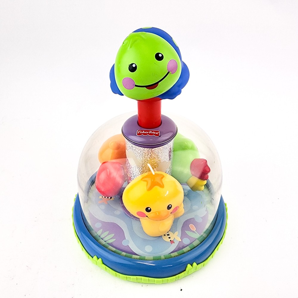 Fisher Price Push & Spin Friendly Firsts Carousel Classic Developmental Toy