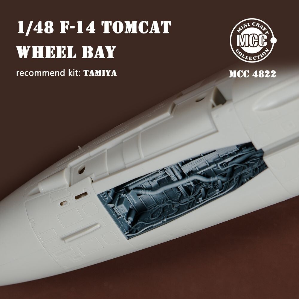 MCC 4822 1/48 F-14Tomcat Wheel Bay for TAMIYA