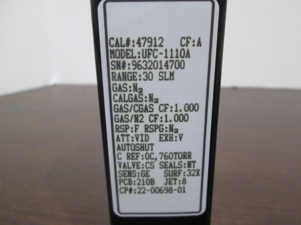 Unit, UFC-1110A, 30 SLM, N2, Mass Flow Controller, Used