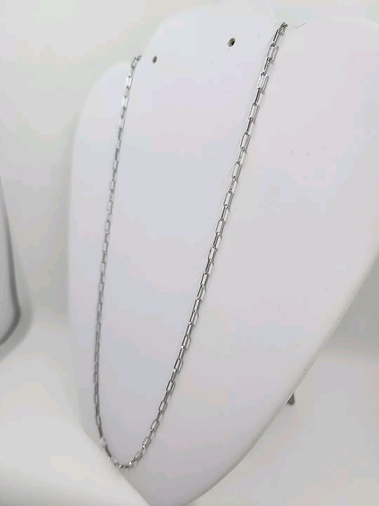 Sterling Silver Paperclip Link Chain