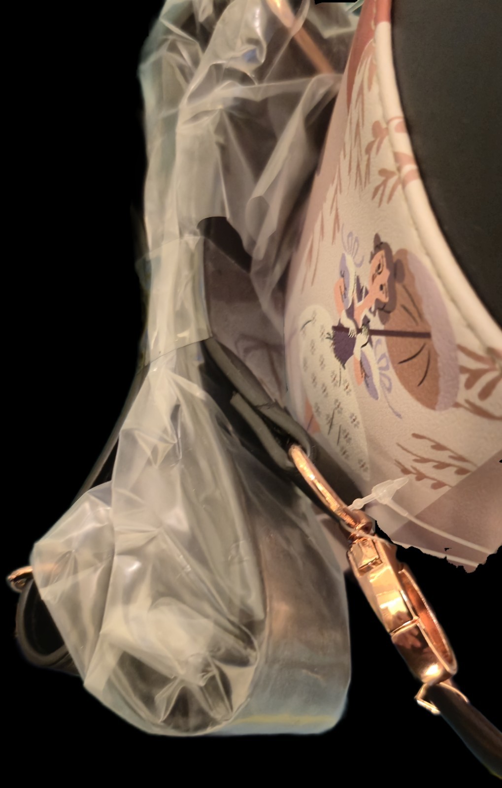 Disney Parks Haunted Mansion Stretching Portraits Bucket Bag Purse