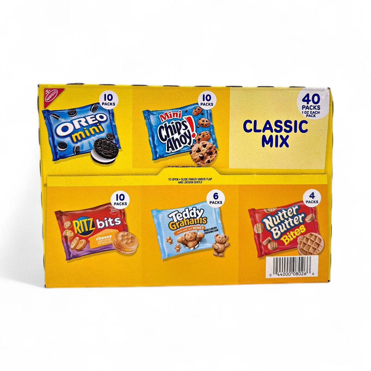 Nabisco Classic Mix Cookie & Cracker, Variety Pack 1oz Snack bags - 40 Pack