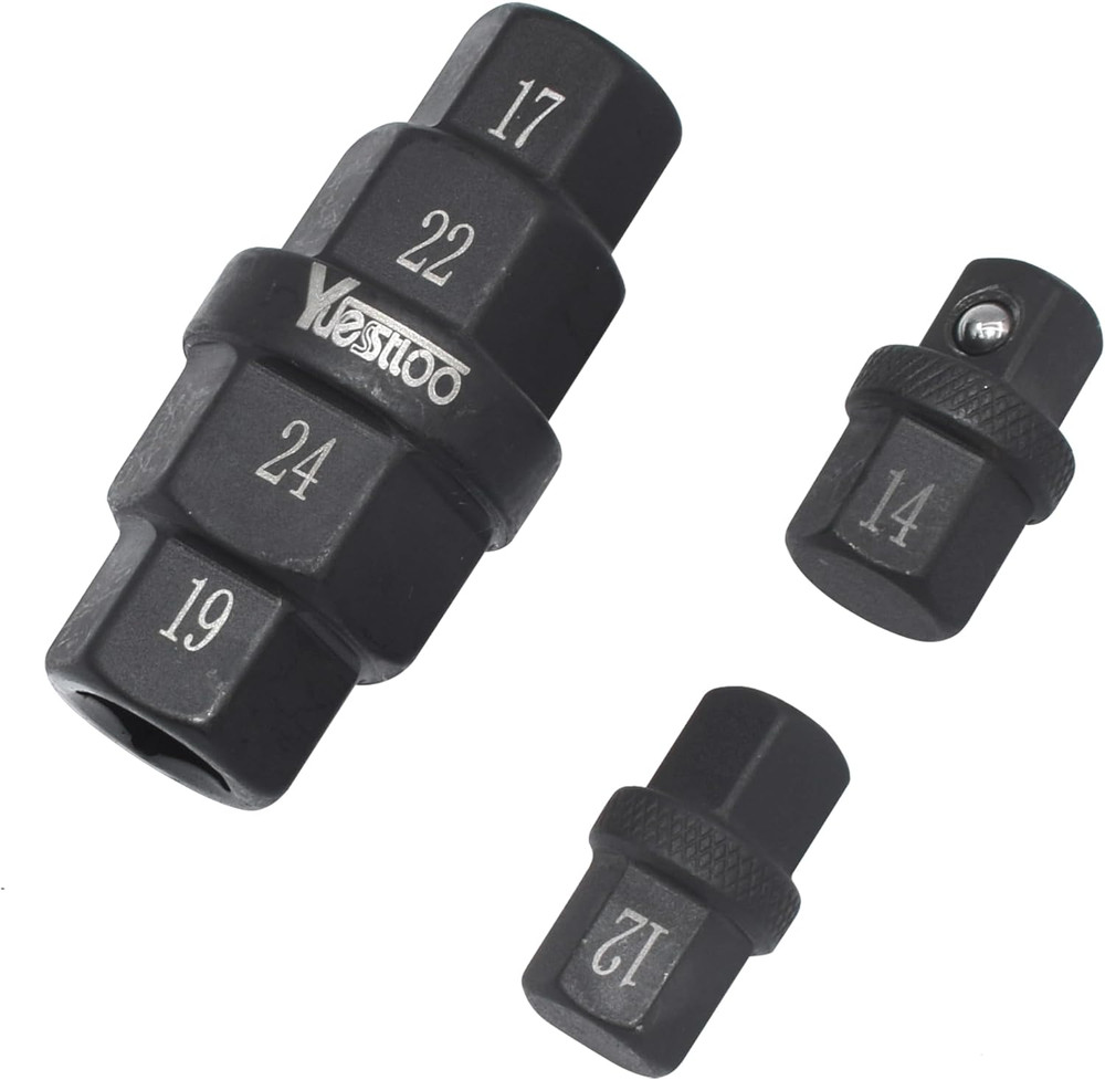 Hex Axle Tool for Motorcycle Front Axle Wheel, Allen Axle Spindle Socket Adapter