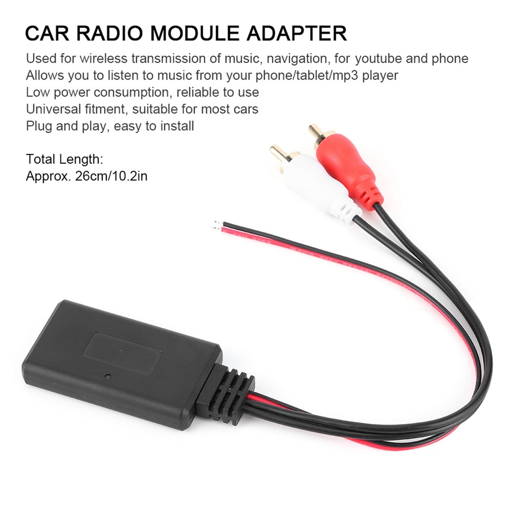 Universal Wireless Module Adapter AUX Audio 2 Auxiliary Cable SU2