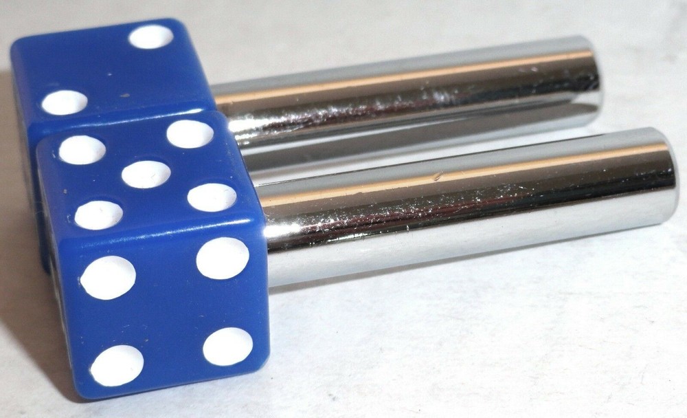 Door Lock Knobs Blue Dice Screw on Inside Threaded 10-32 Plastic UP#70043