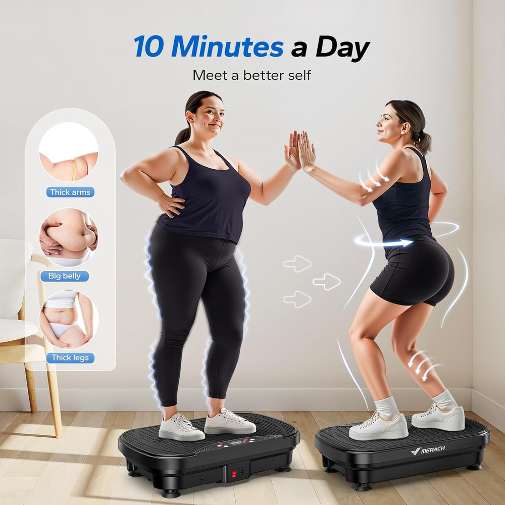 Vibration Plate Exercise Machine, Vibration Plate for Lymphatic Drainage Weight