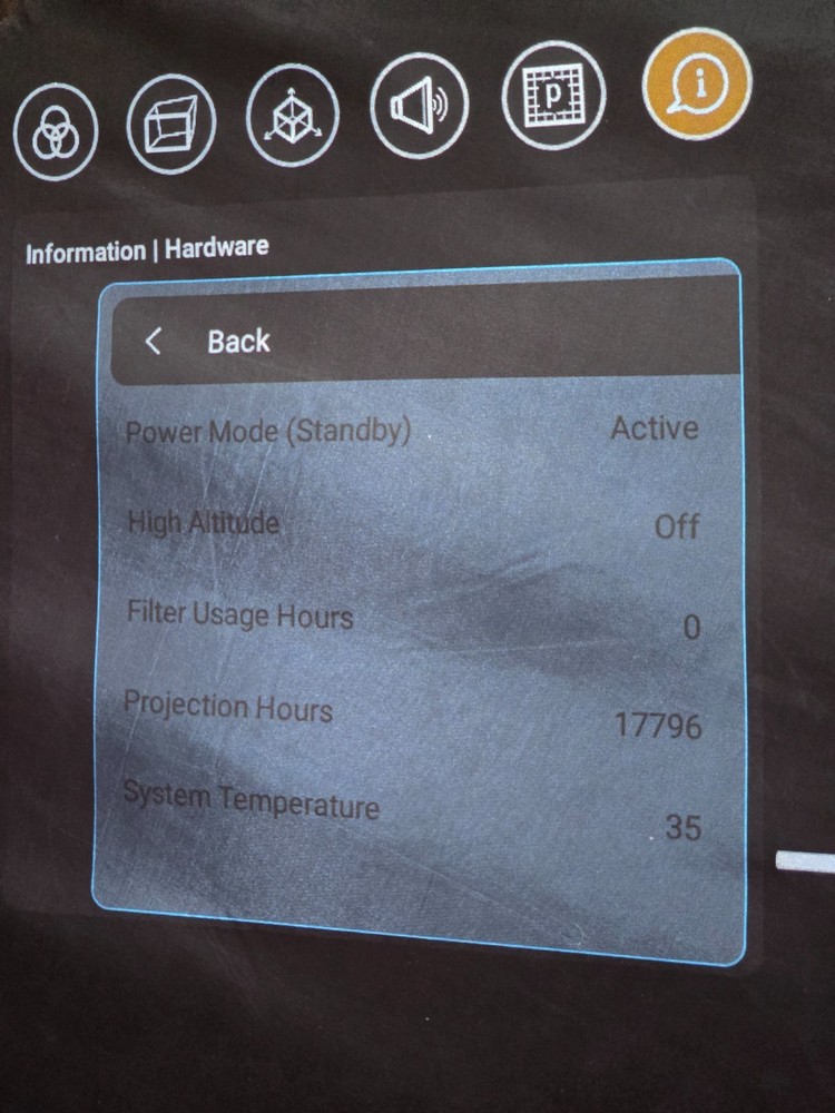 Laser Projector Optoma ZU720T 4K Used