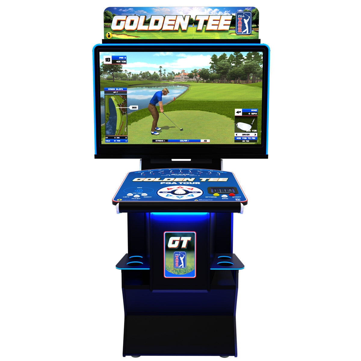 Golden Tee Golf Game - PGA TOUR Clubhouse Deluxe Edition - 2024