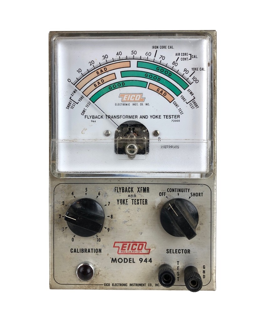 Eico Model 944 Flyback Transformer And Yoke Tester Untested