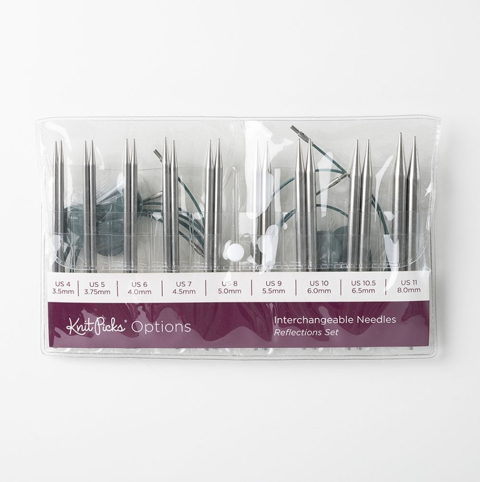KnitPicks Reflections Options Interchangeable Knitting Needle Set 91538