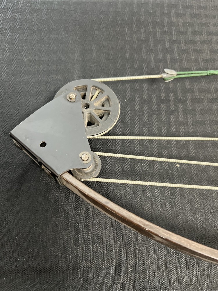 Bear Whitetail Hunter Compound Bow Takedown -Brown Riser Limbs -Proline Sight